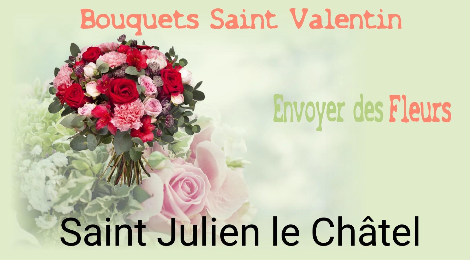 Roses de Saint-Valentin livrées à Saint-Julien-le-Châtel